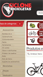 Mobile Screenshot of ciclonebikes.com.br